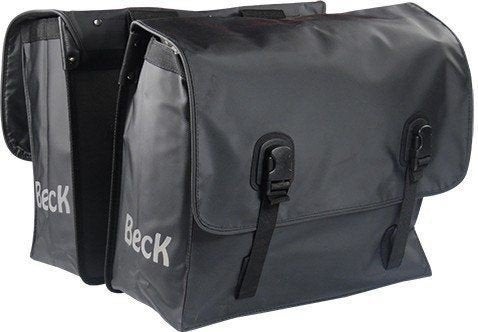 VERKOCHT! Z.G.A.N. Beck Dubbele Fietstas Classic - Zwart, Ophalen of Verzenden, Zo goed als nieuw, Beck
