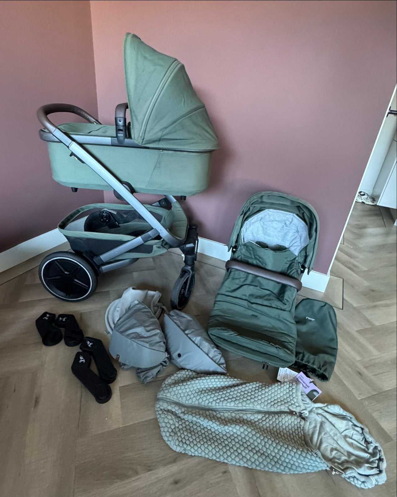Joolz Geo3 duokinderwagen met accessoires, Duowagen, Zo goed als nieuw, Combiwagen, Ophalen