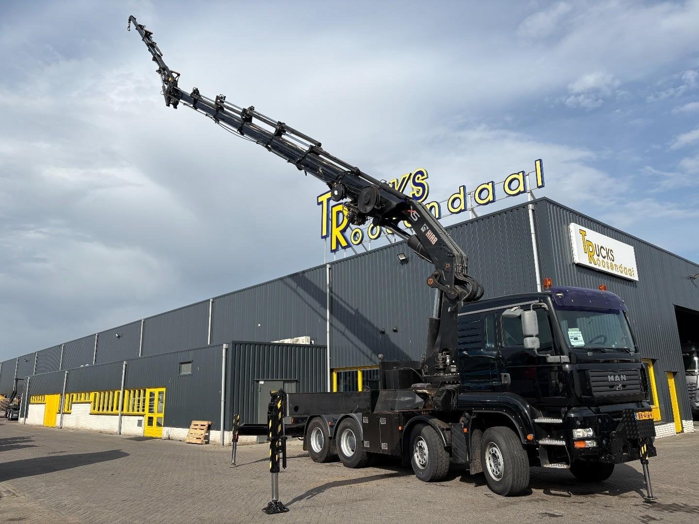MAN TGA 41.430 + HIAB 800 6x + 5x JIB WINCH + 8X4 + REMOTE T, Auto's, Overige kleuren, MAN, 14 km/l, Bedrijf