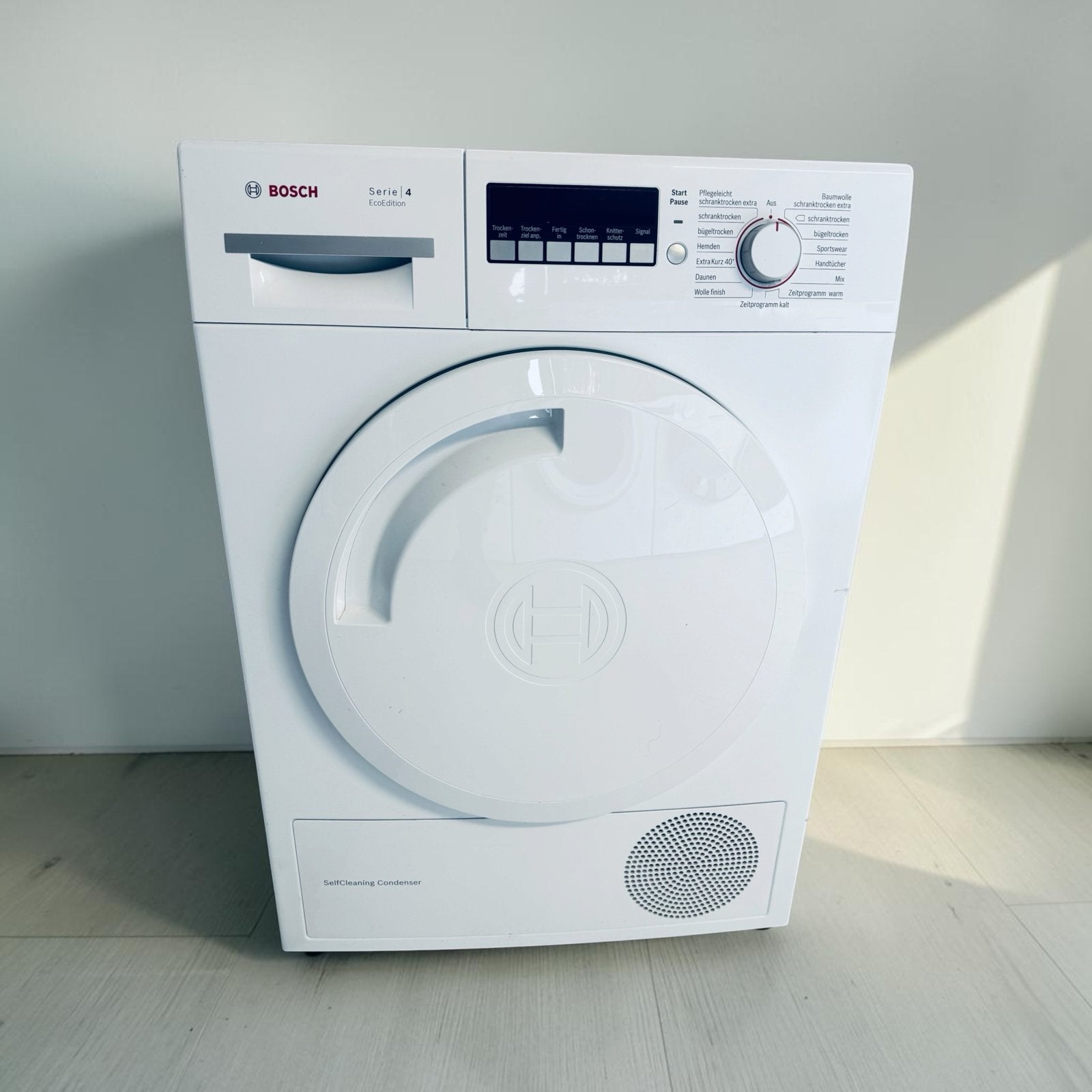 Bosch Serie 8Kg Warmtepompdroger A+++ Energiezuinig, Ophalen, 8 tot 10 kg, Zo goed als nieuw, Voorlader