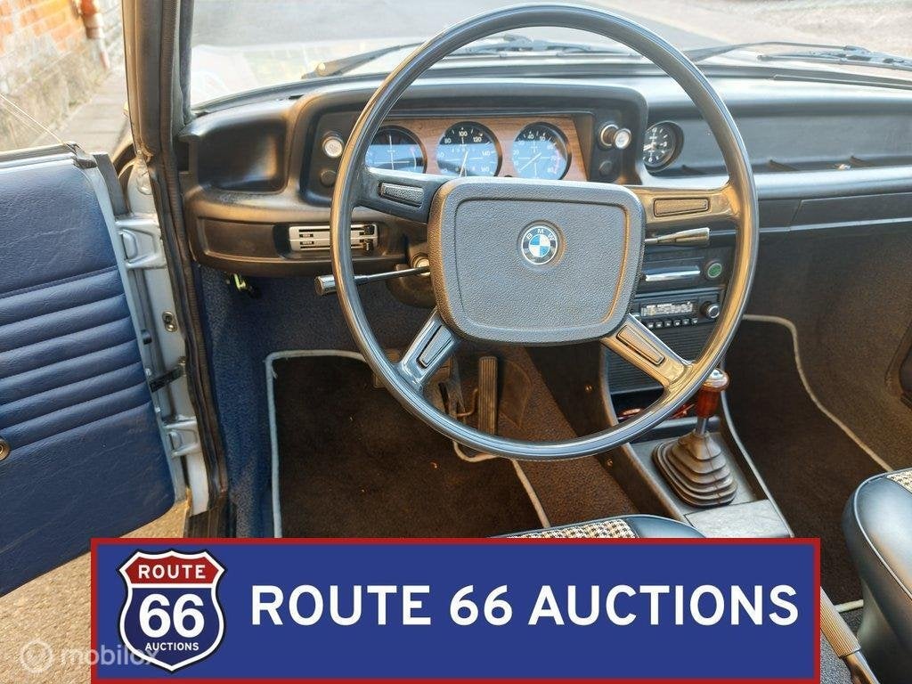 BMW 2002 Cabriolet | 1974 | Route 66 Auctions, Auto's, Overige carrosserieën, Zwart, Bedrijf, Handgeschakeld
