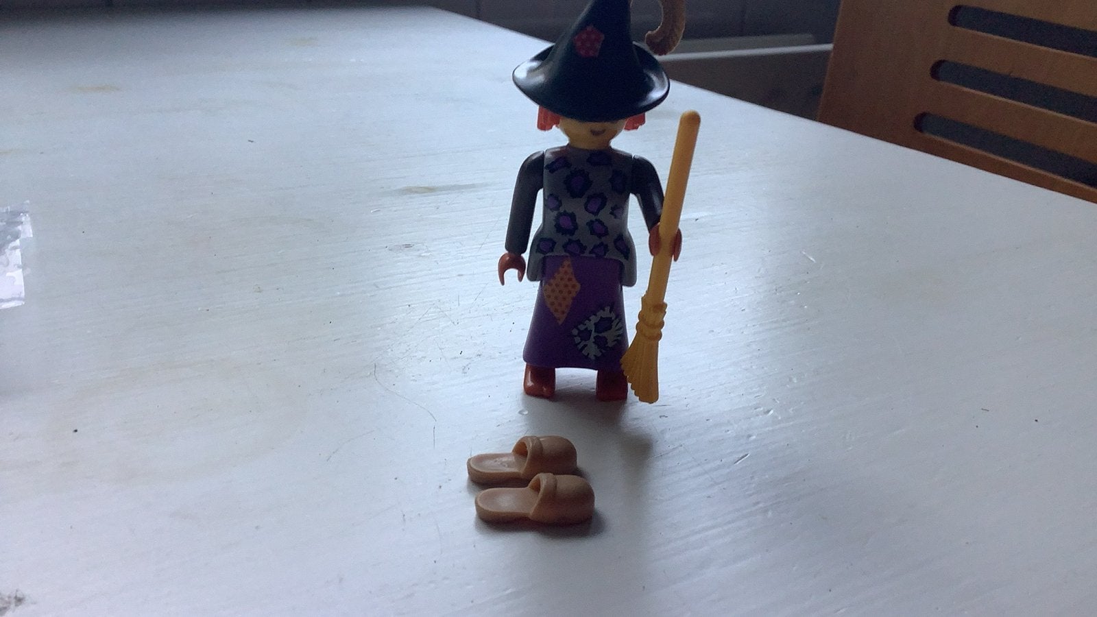 Playmobil Heks met Bezem en Slippers, Ophalen of Verzenden, Gebruikt, Jongen of Meisje
