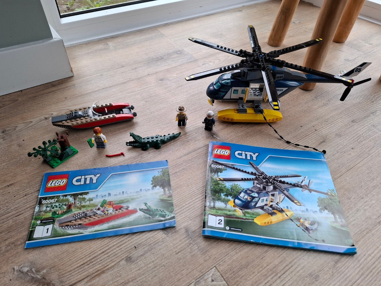 Lego City 60067 Moeraspolitie Helikopter en Boot, City, Lego, Ophalen of Verzenden, Zo goed als nieuw