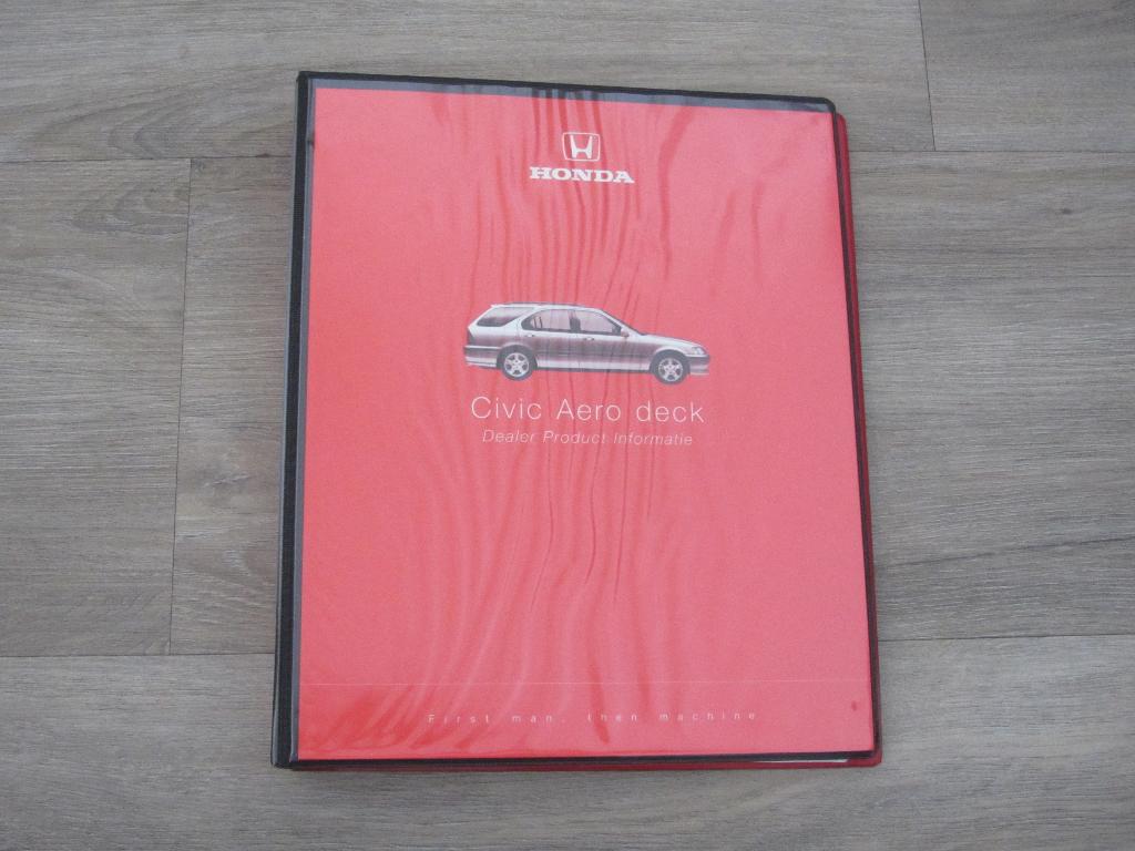 Honda Civic Aero deck 1998 Map, Honda, Ophalen of Verzenden, Zo goed als nieuw, Honda
