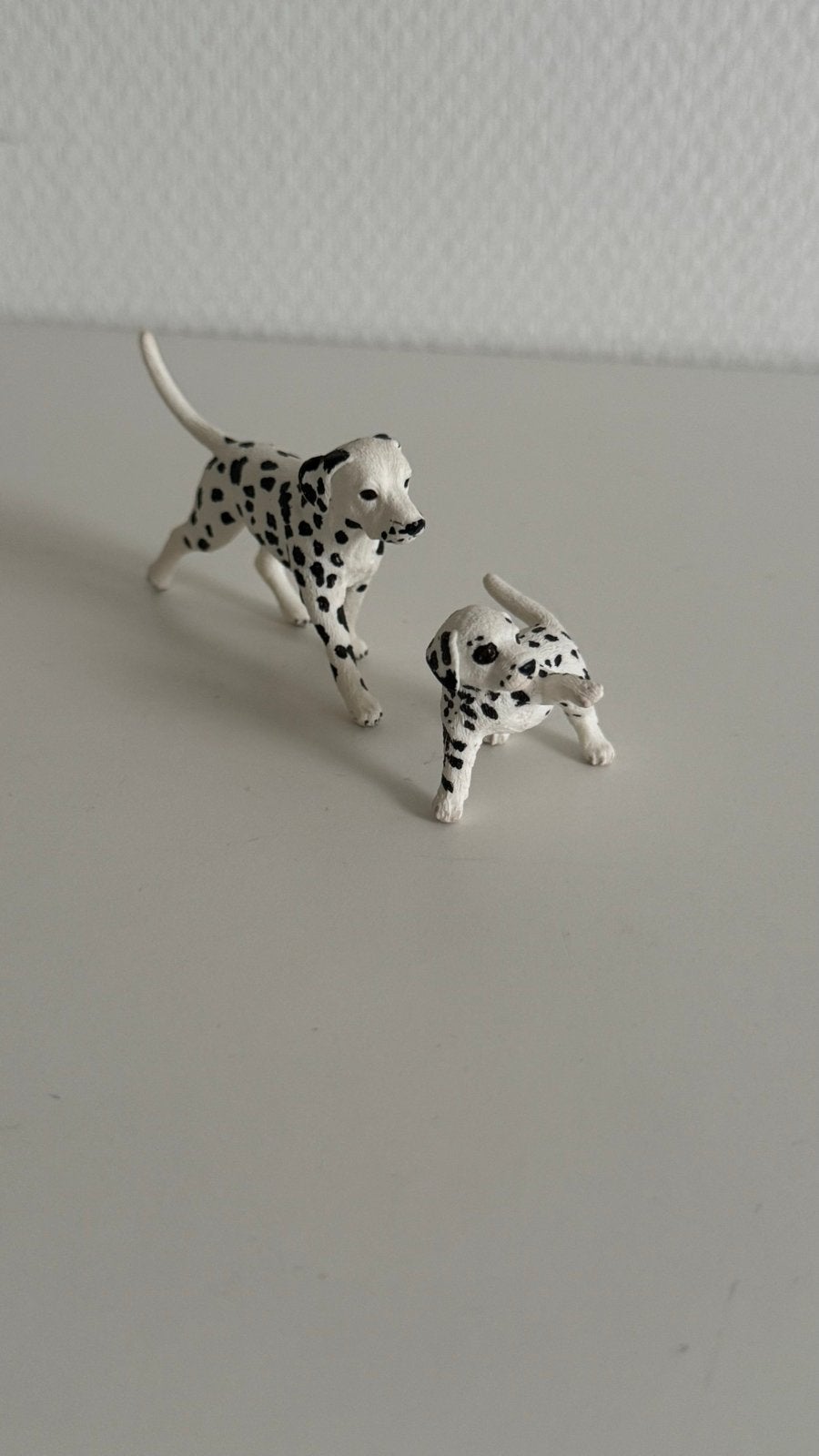 Schleich Dalmatiër honden - set van 2, Ophalen of Verzenden, Gebruikt