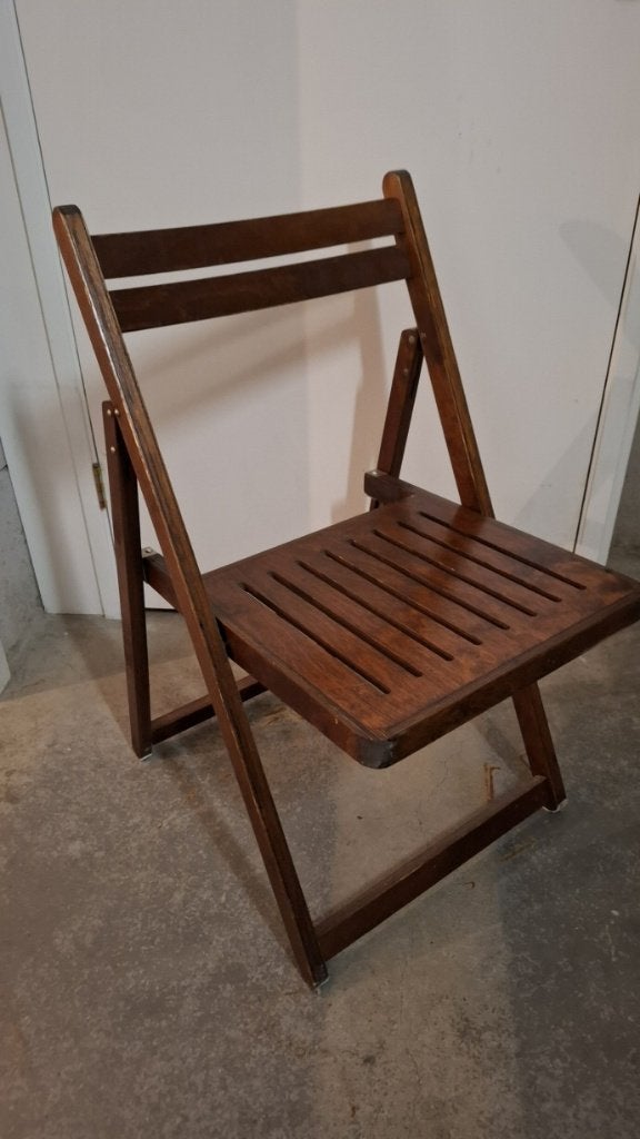 klapstoeltjes, Huis en Inrichting, Ophalen, Gebruikt, Bruin, Mooi