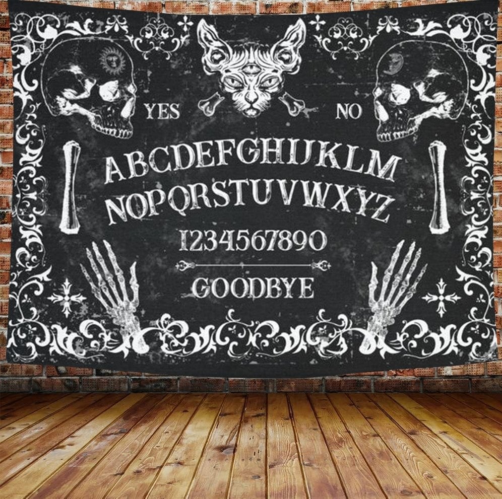 Ouija Bord Wandkleed / 3D Wand Kleed Tapijt Duister Zwart, Verzenden, Nieuw, Wandkleed