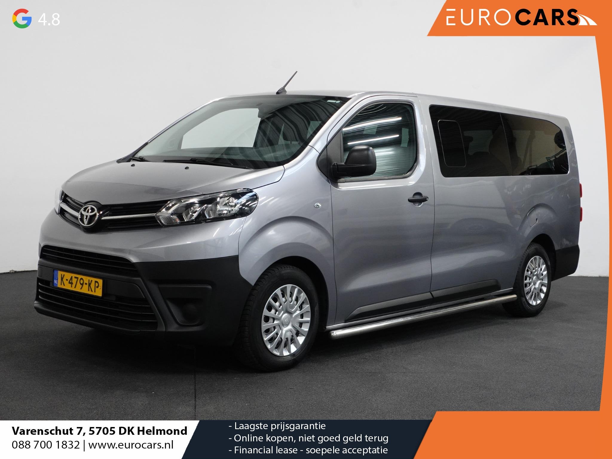 Toyota PROACE Shuttle 1.5 D-4D Navigator Long L3H1 9persoons, Voorwielaandrijving, Stof, Euro 6, ProAce