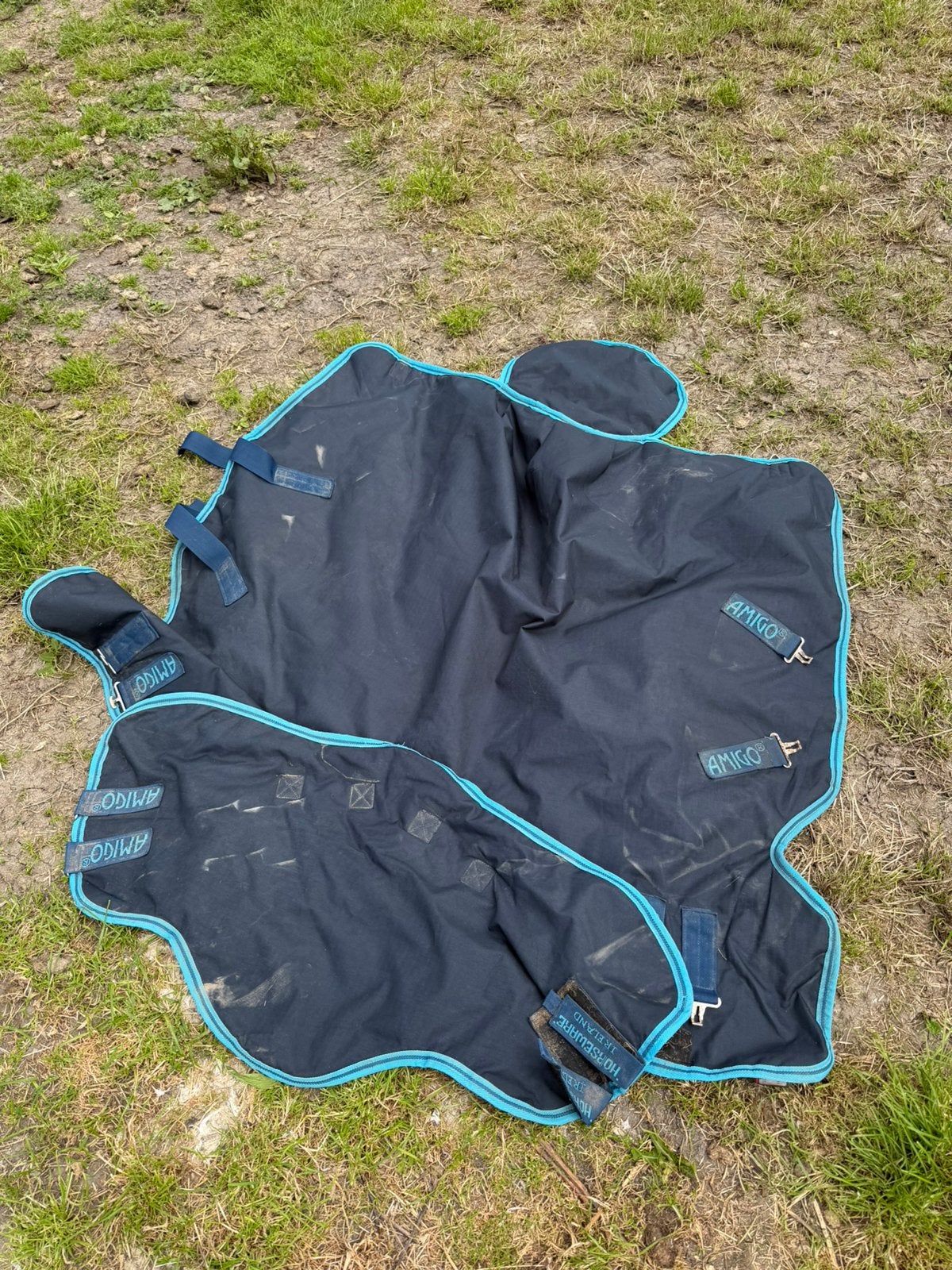 Amigo deken 122 cm ondermaat shetlander, Dieren en Toebehoren, Ophalen of Verzenden, Gebruikt