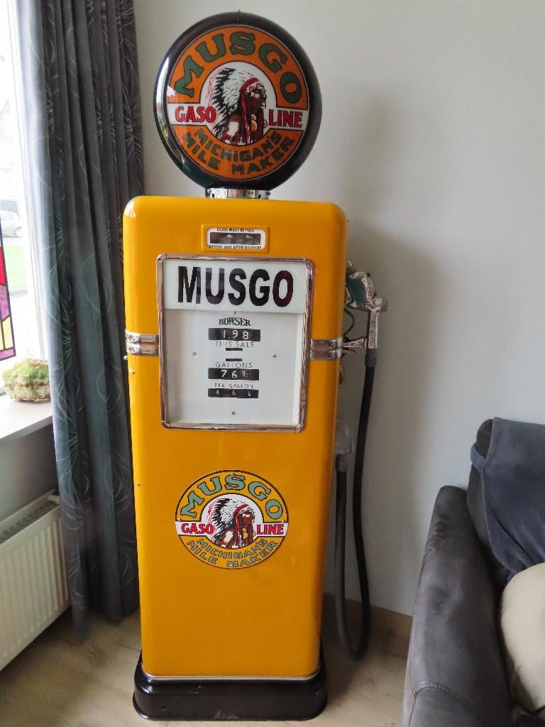 Benzinepomp MUSGO, Verzamelen, Ophalen, Nieuw, Overige typen
