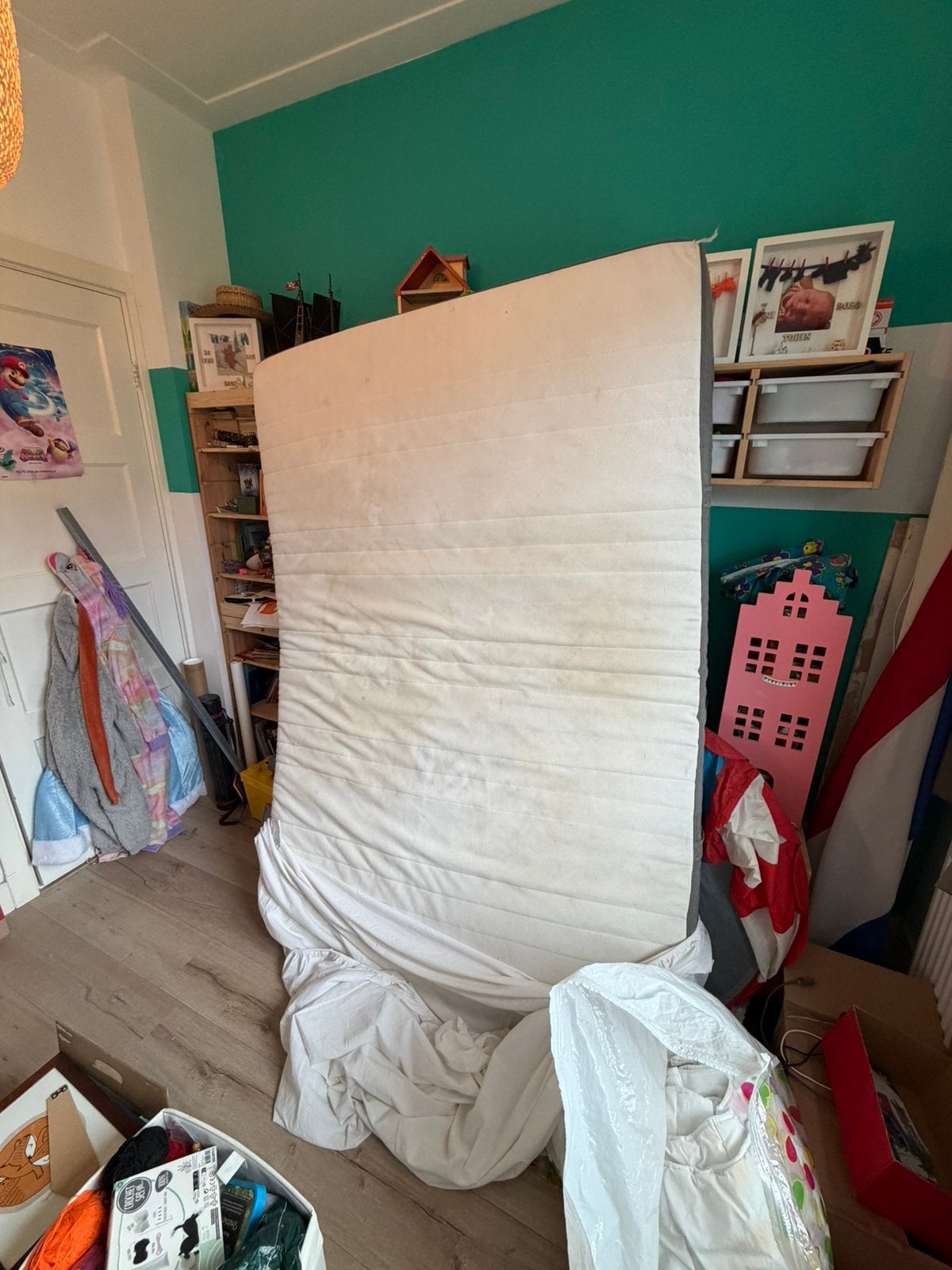 Matras 140x200 GRATIS evt bezorging, Gebruikt, Tweepersoons, Matras, 200 cm