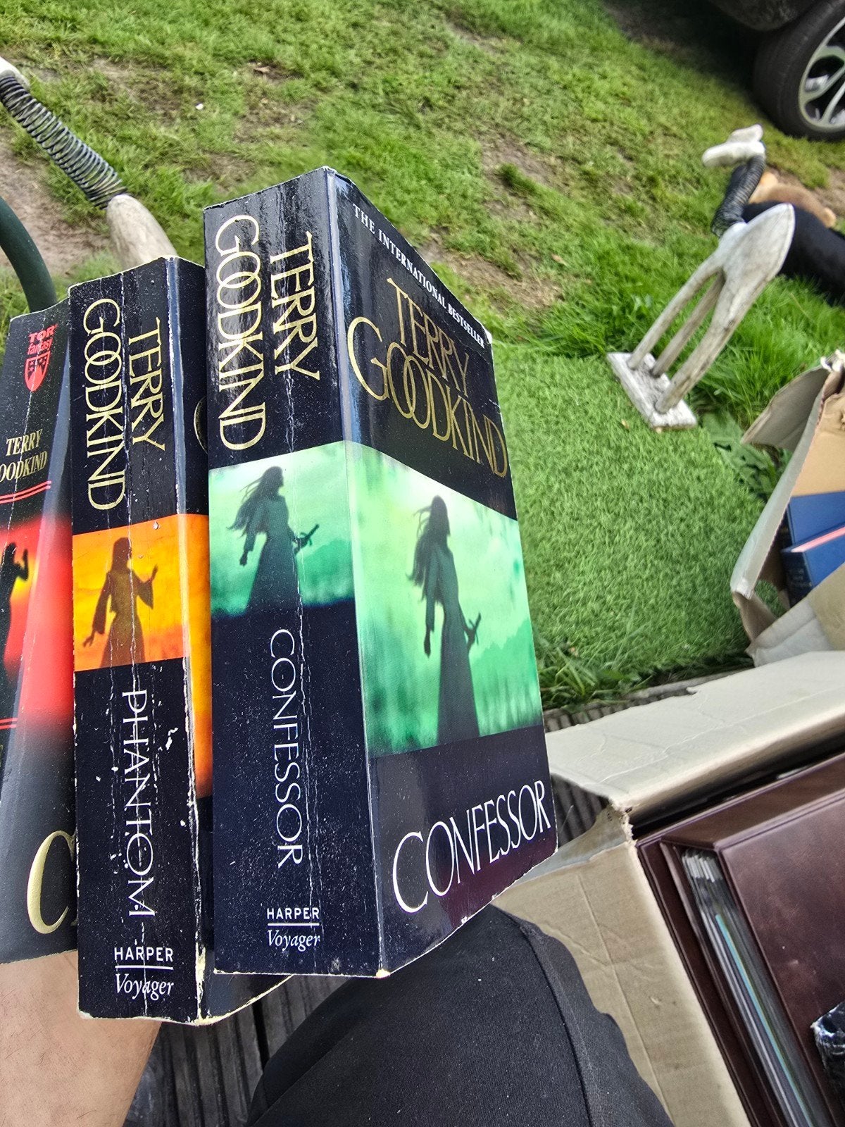 Terry Goodkind - Phantom, Confessor, Chainfire (Engels), Boeken, Fantasy, Ophalen of Verzenden, Gelezen, Terry Goodkind