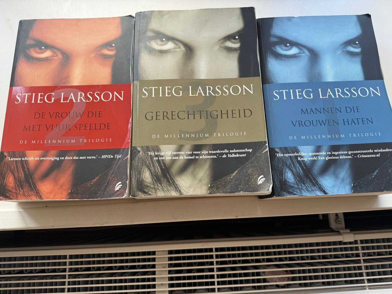 Stieg Larsson Millennium Trilogie - 3 Boeken Set, Ophalen of Verzenden, Gelezen