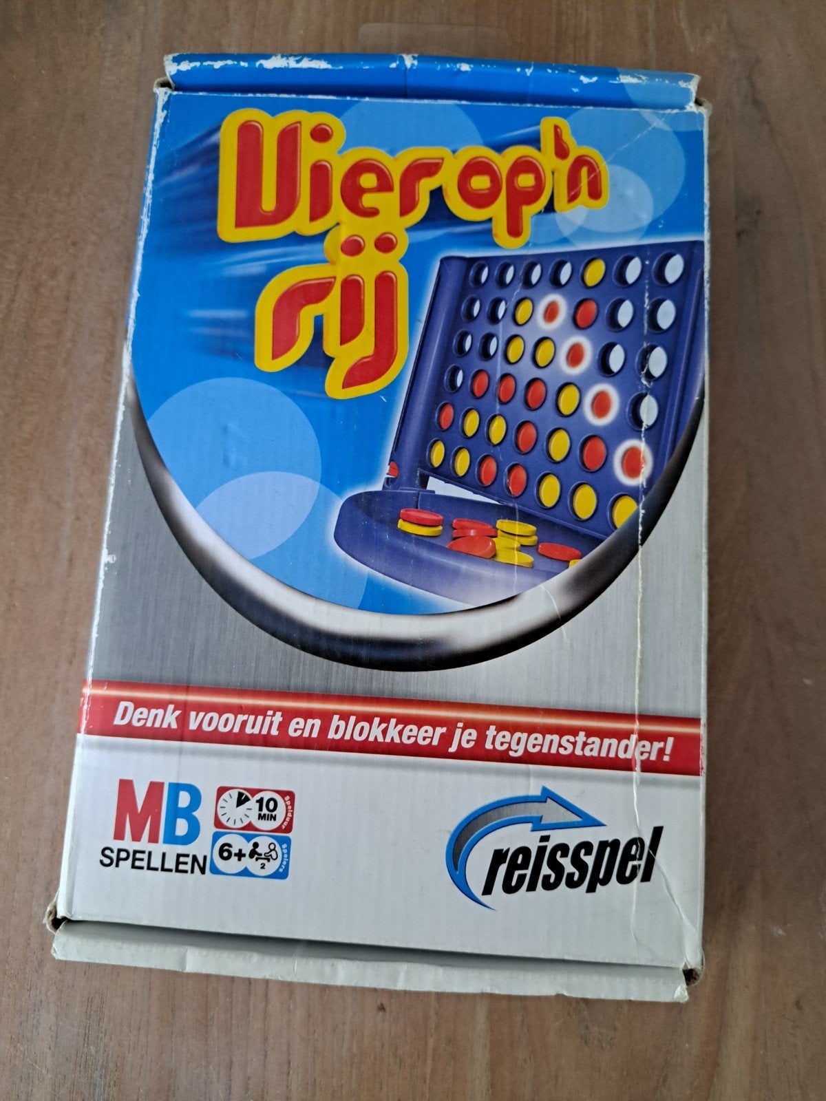 Vier op een rij - Reisspel van MB Spellen, Hobby en Vrije tijd, Gezelschapsspellen | Bordspellen, Ophalen, Een of twee spelers