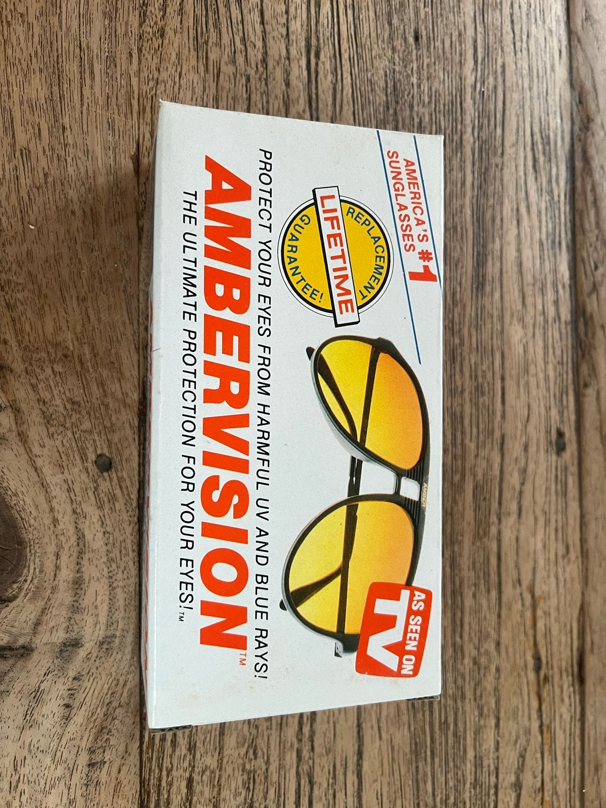 AMBERVISION Zonnebril - Bescherming tegen UV en blauw licht, Overige merken, Zonnebril, Bruin, Nieuw