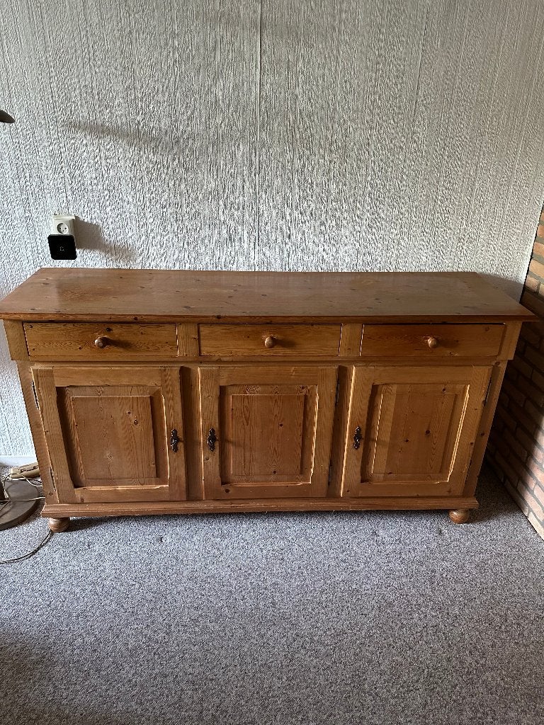 Dressoir en bovenkast, Huis en Inrichting, Kasten | Dressoirs, Ophalen, Gebruikt, Met deur(en), Klassiek
