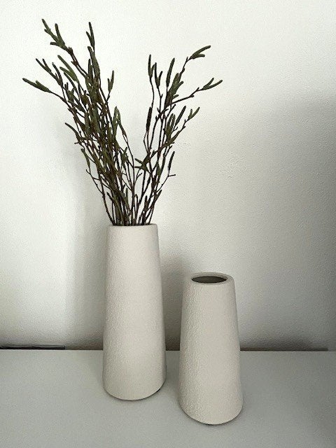 Countryfield Vazen Set Walker Crème Beige Aardewerk Nieuw!, 28 cm, Beige, Nieuw, Ophalen of Verzenden