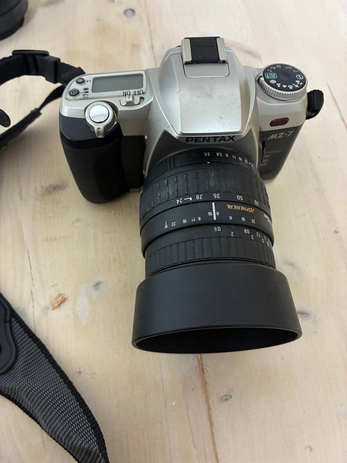 Analoge Pentax MZ-7 met twee lenzen, Ophalen of Verzenden, Gebruikt, Spiegelreflex, Pentax
