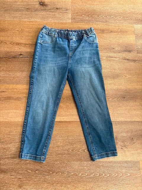 Ms mode maat 44 1x gedragen taile met elastiek 42 lengte 91, Kleding | Dames, Broeken en Pantalons, Blauw, Maat 42/44 (L), Ophalen of Verzenden