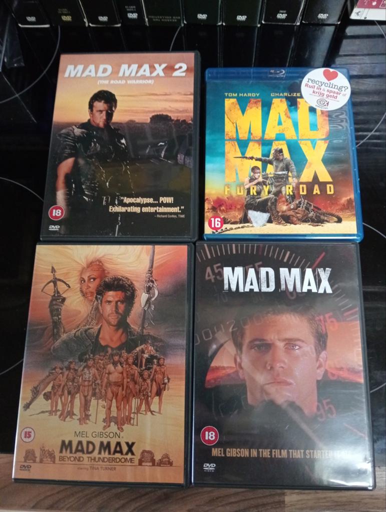 Mad Max Complete Collection (DVD & Blu-ray), Vanaf 16 jaar, Ophalen of Verzenden, Zo goed als nieuw, Actie
