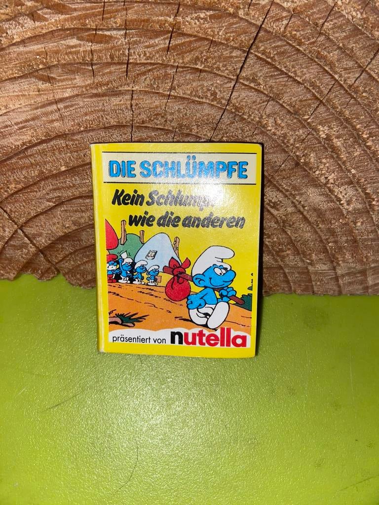 Smurf smurfen mini boekje nutella, Ophalen of Verzenden, Zo goed als nieuw
