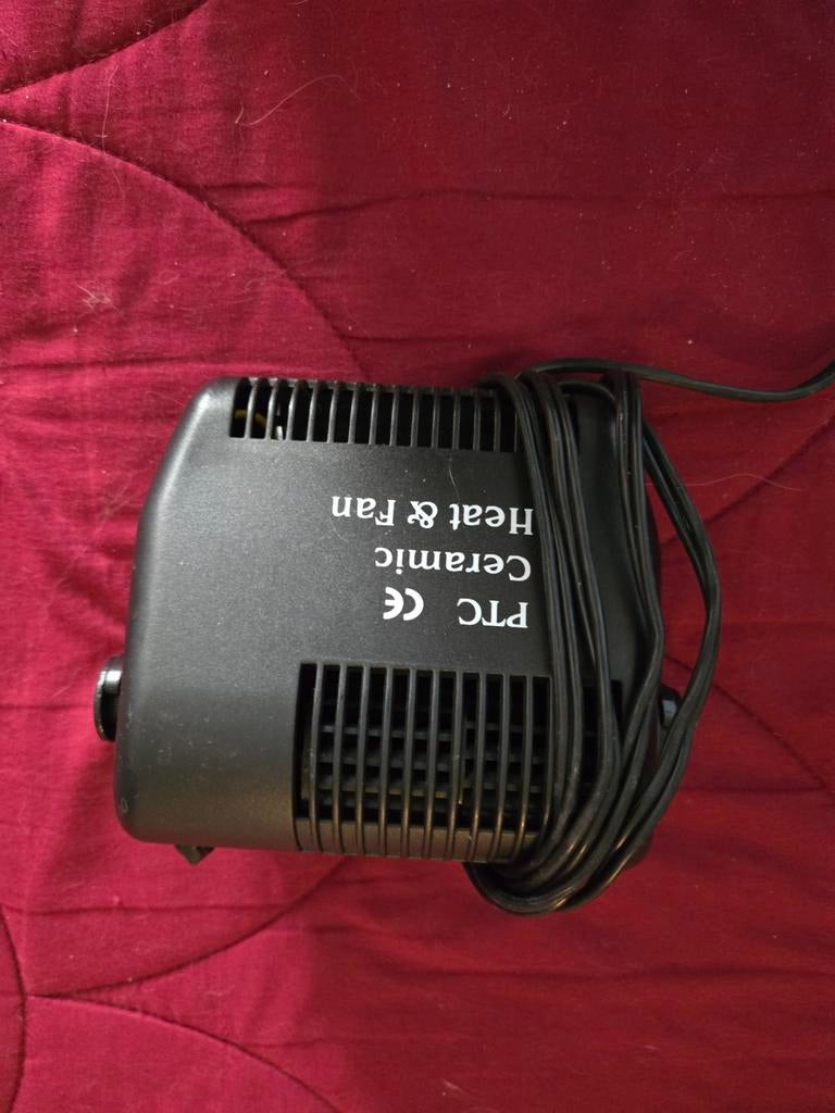 PTC Keramische Auto Kachel & Ventilator 12V, Ophalen of Verzenden, Zo goed als nieuw