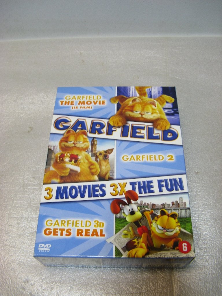 BOX met 3 GARFIELD MOVIES, Ophalen of Verzenden, Nieuw in verpakking