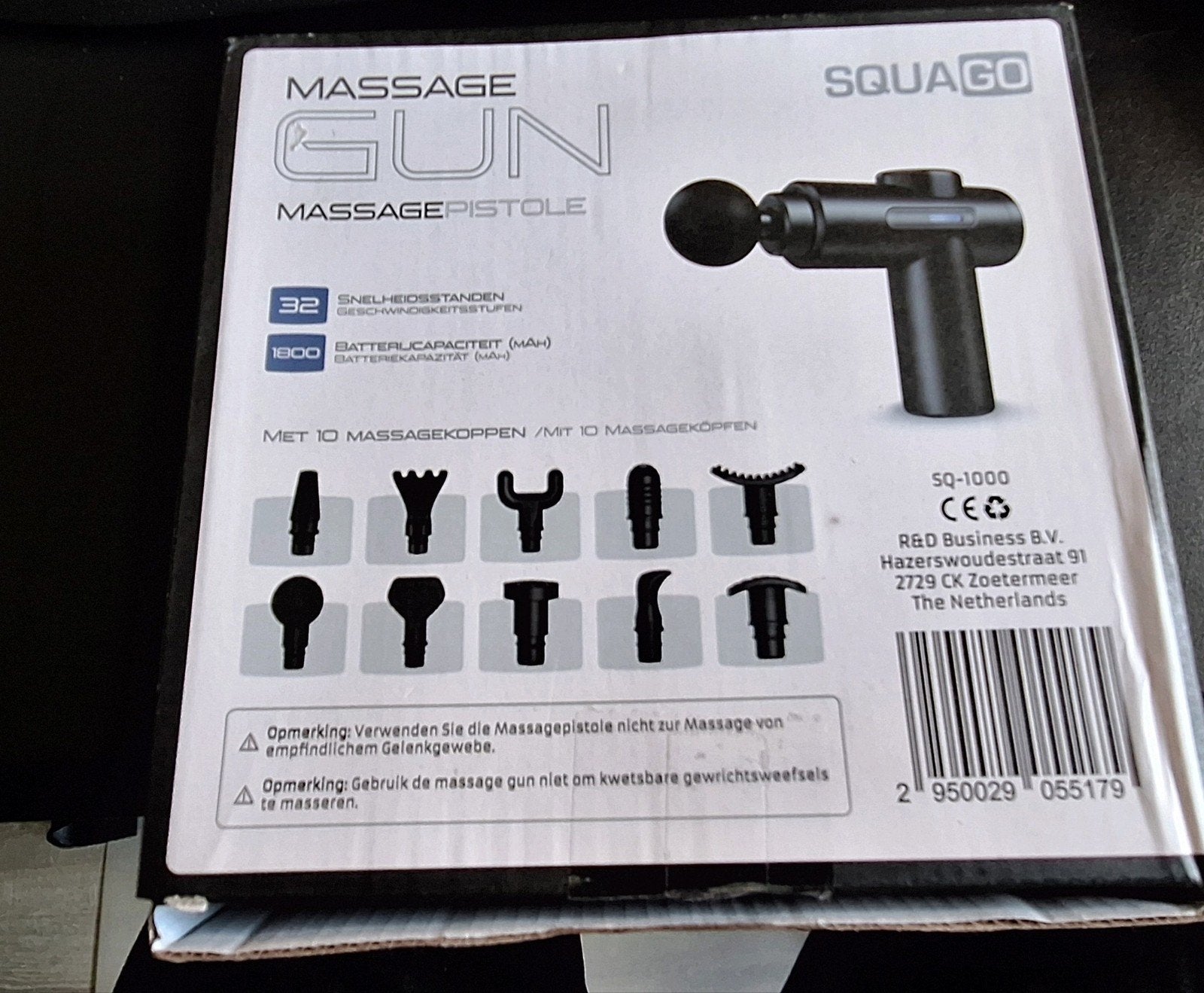 massage gun, vele mogelijkheden, Ophalen of Verzenden, Zo goed als nieuw, Apparaat