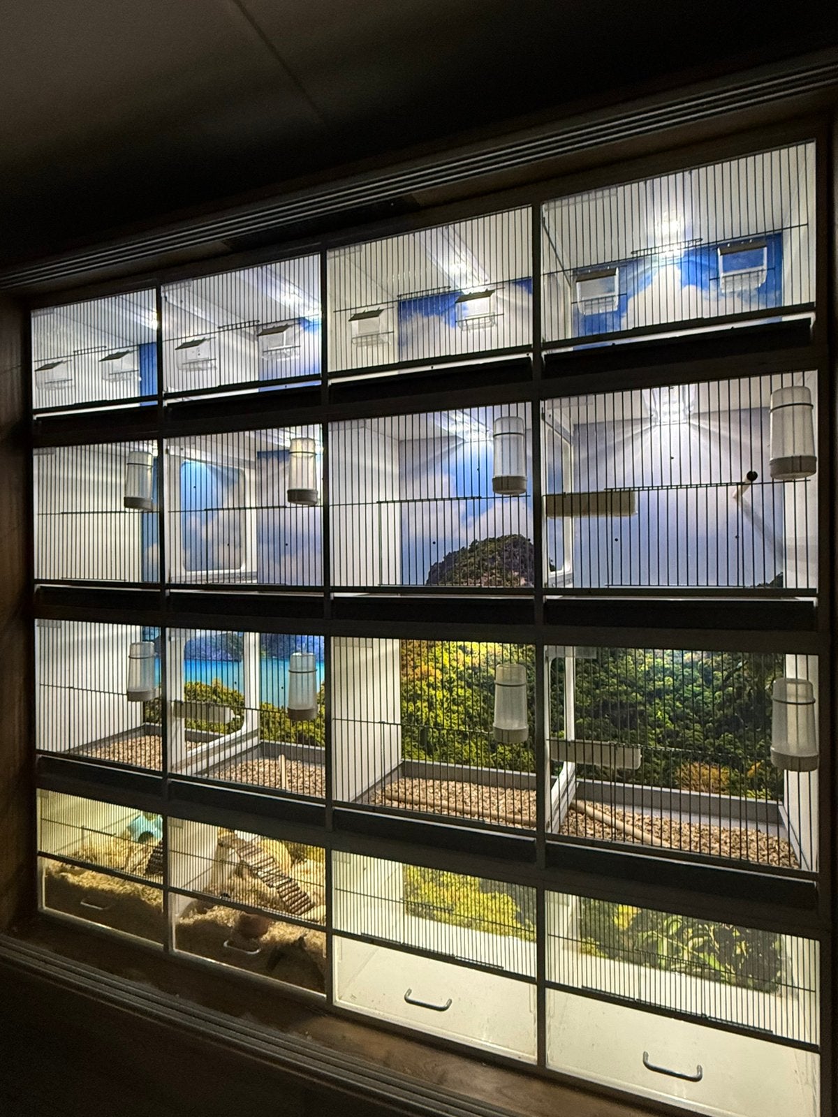 Prachtige kast voor vogels, Ophalen, Gebruikt, Aluminium, Broedkooi of Kweekkooi