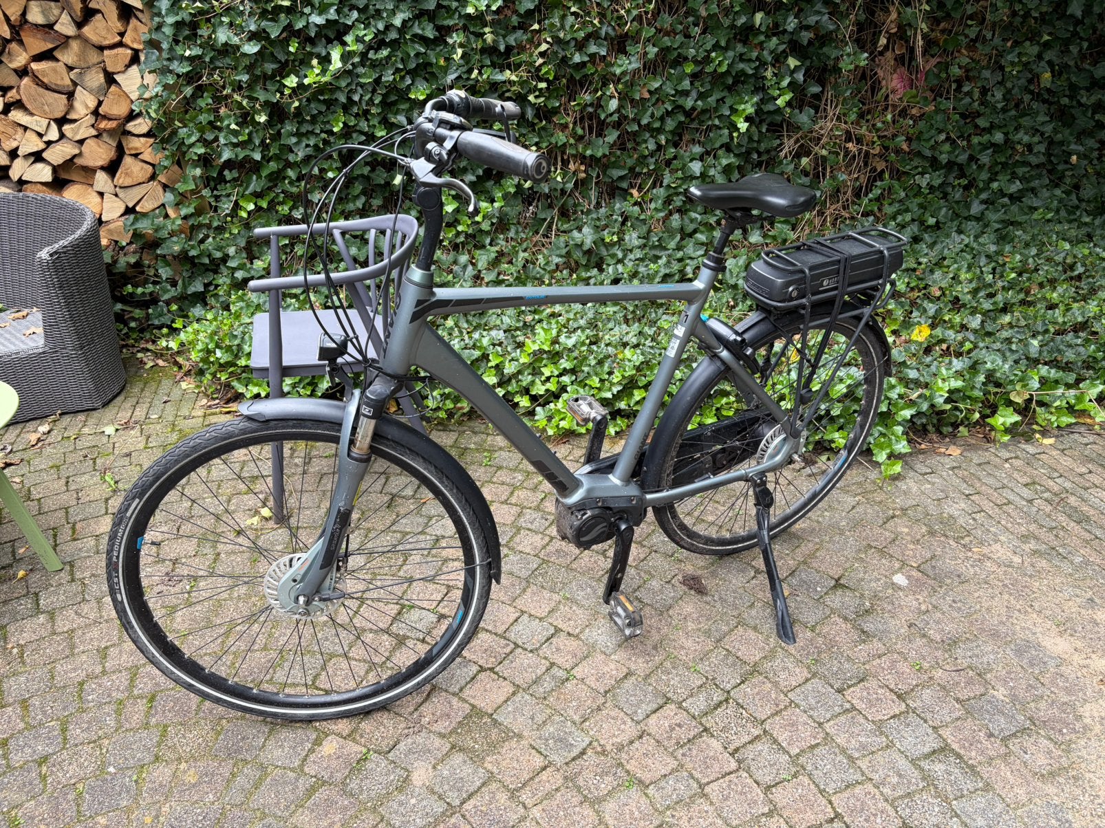 Giant elektrische herenfiets maat XL, Fietsen en Brommers, 57 tot 61 cm, Ophalen, Zo goed als nieuw, Giant