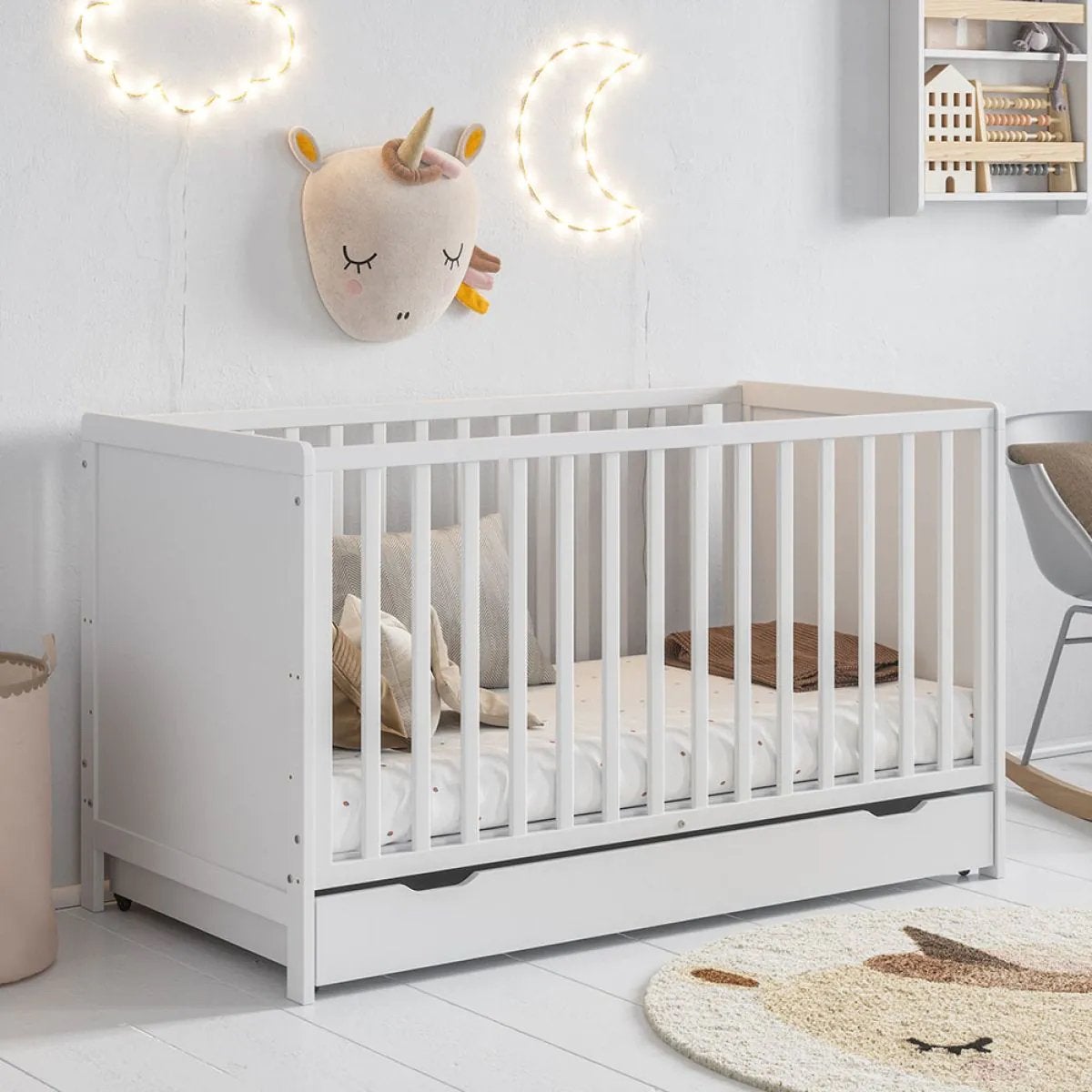 Nieuw meegroeibed Petit Amelie NUAGE 140 x 70 cm (peuterbed), Ophalen of Verzenden, Nieuw, Jongetje of Meisje