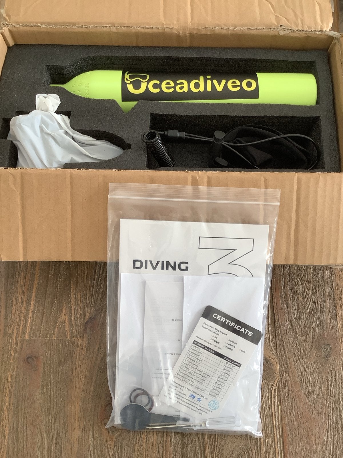 Oceadiveo Duikfles - Nieuw in doos, Ophalen of Verzenden, Nieuw, Duikfles
