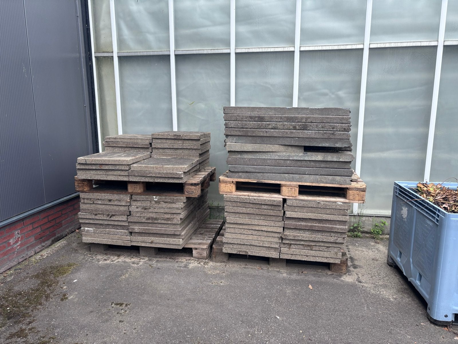 Grijze tegels 50x50 - Ophalen, Ophalen, Gebruikt, 40 tot 60 cm, 10 m² of meer