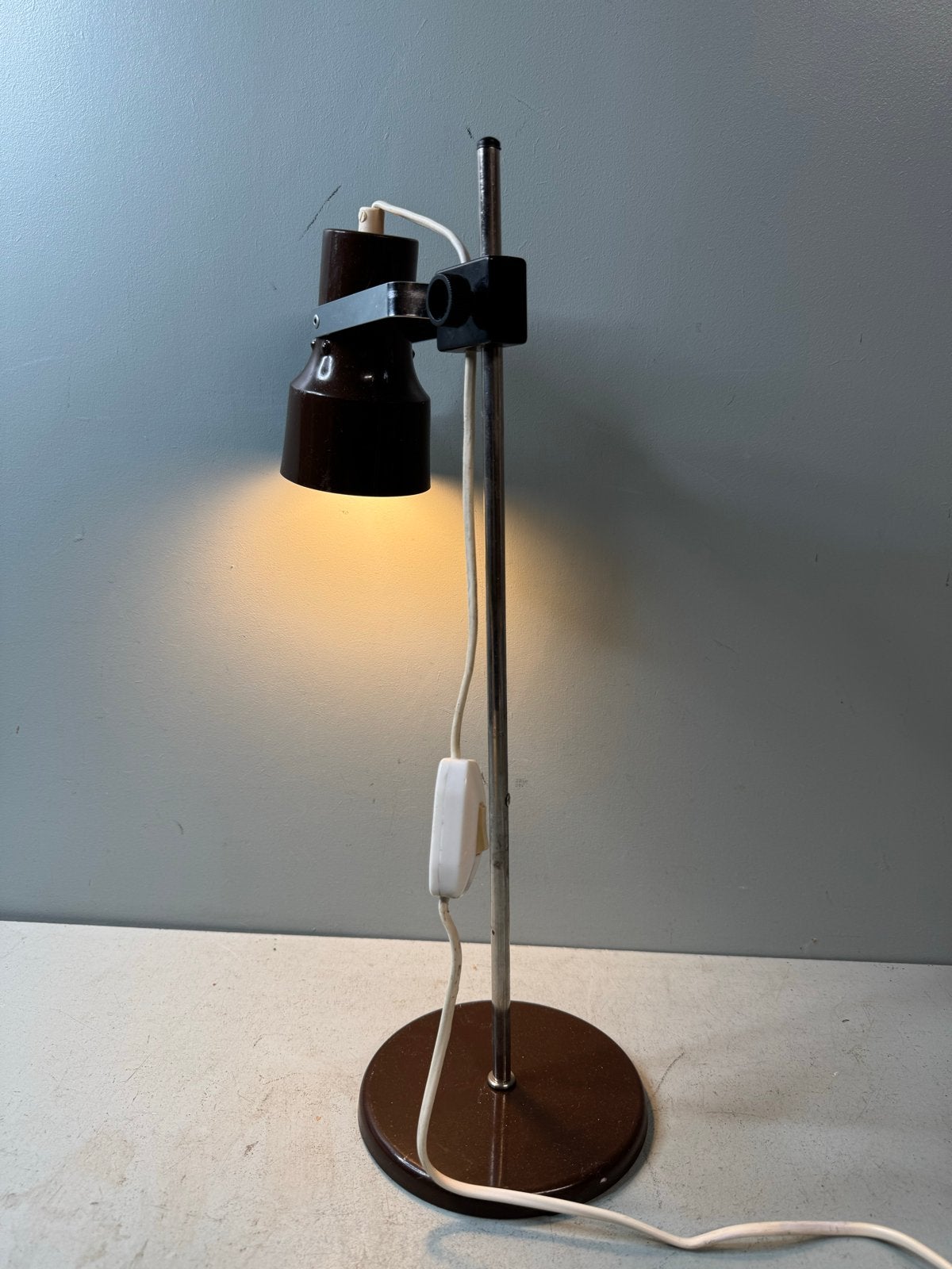 Vintage Space Age bureaulamp jaren 70 (Zweeds design), Ophalen of Verzenden