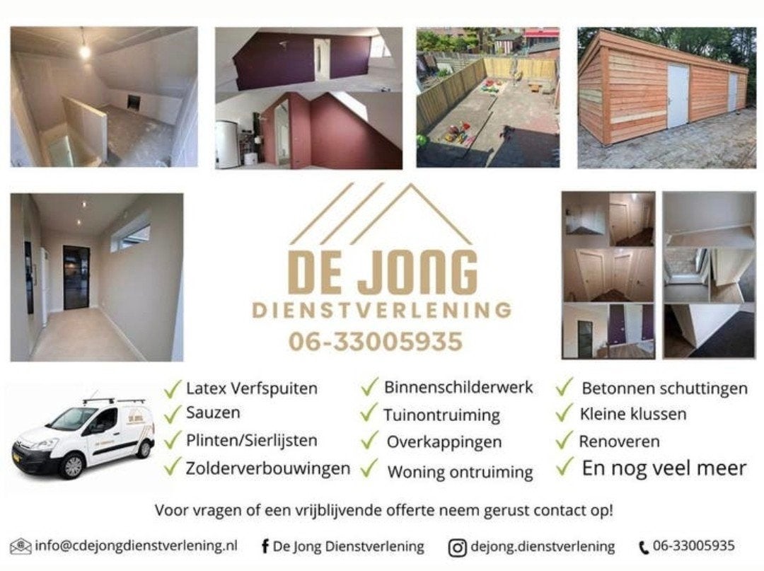 Sausen, klussen en renoveren neem gerust contact op!!, Ophalen of Verzenden