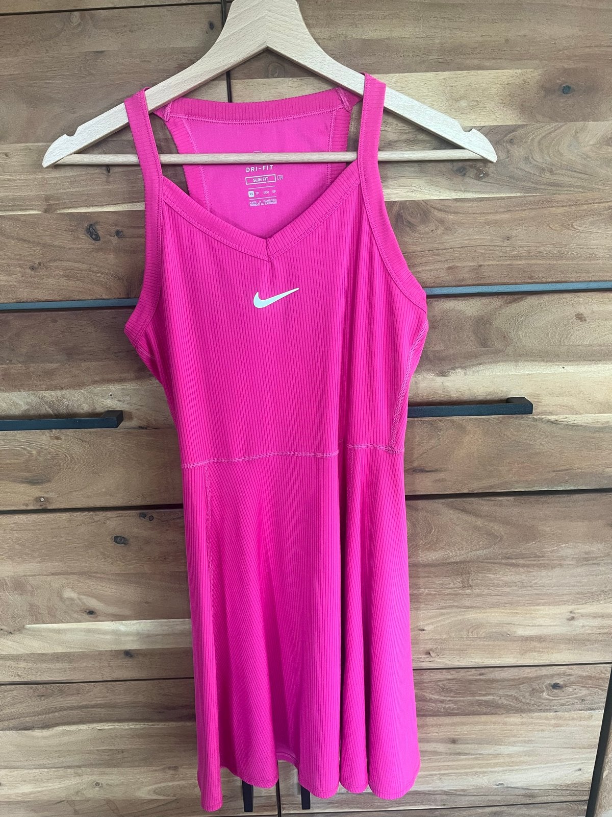 Nike Dry Fit Tennisjurkje XS - Zo goed als nieuw, Ophalen of Verzenden, Zo goed als nieuw, Maat 34 (XS) of kleiner, Roze