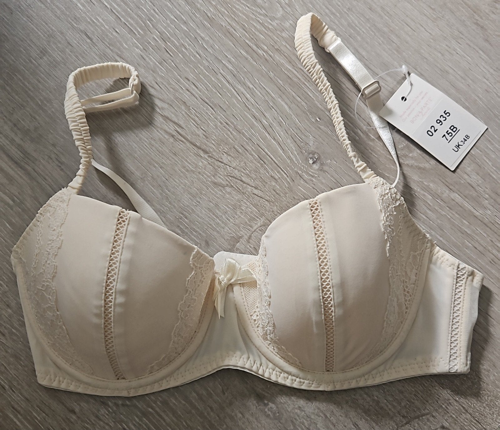 Nieuw BON'A PARTE Secrets beugel bh crème/beige Maat 75b, Ophalen, Beige, BH