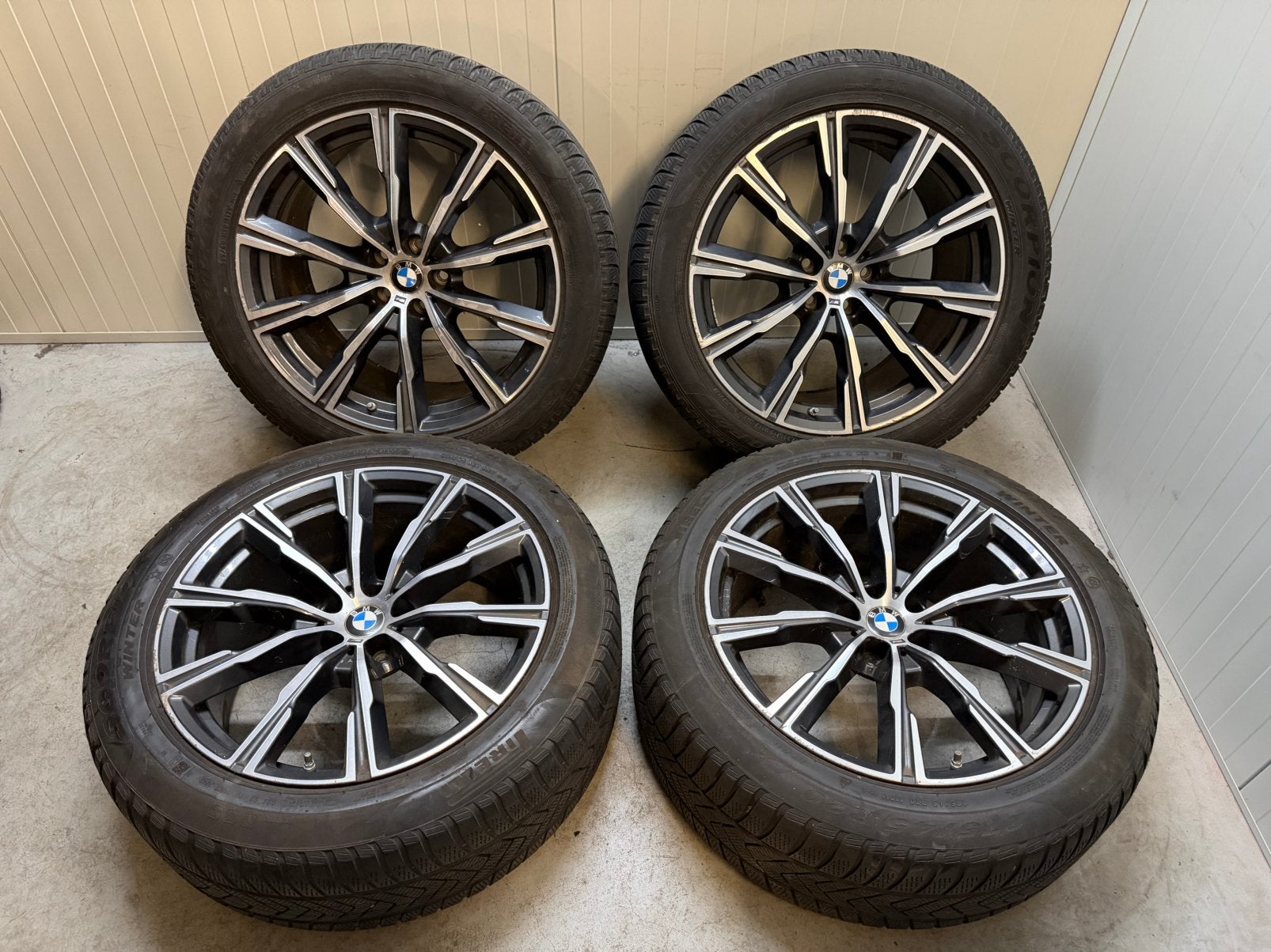 Originele BMW X5 G05 X6 G06 740M 20 inch Pirelli winter *, Ophalen, Gebruikt, Banden en Velgen, Winterbanden