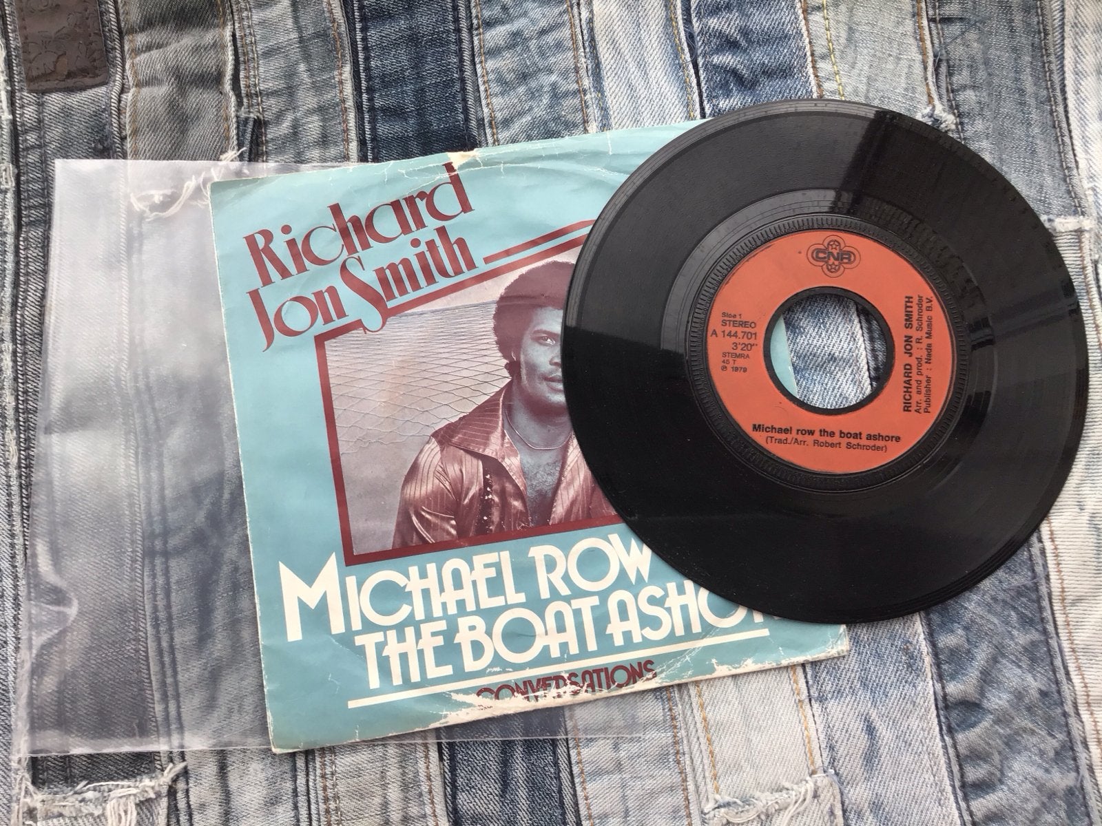 Richard Jon Smith - Michael Row The Boat Ashore (Single), Gebruikt, Originele persing, 7 inch, Ophalen of Verzenden