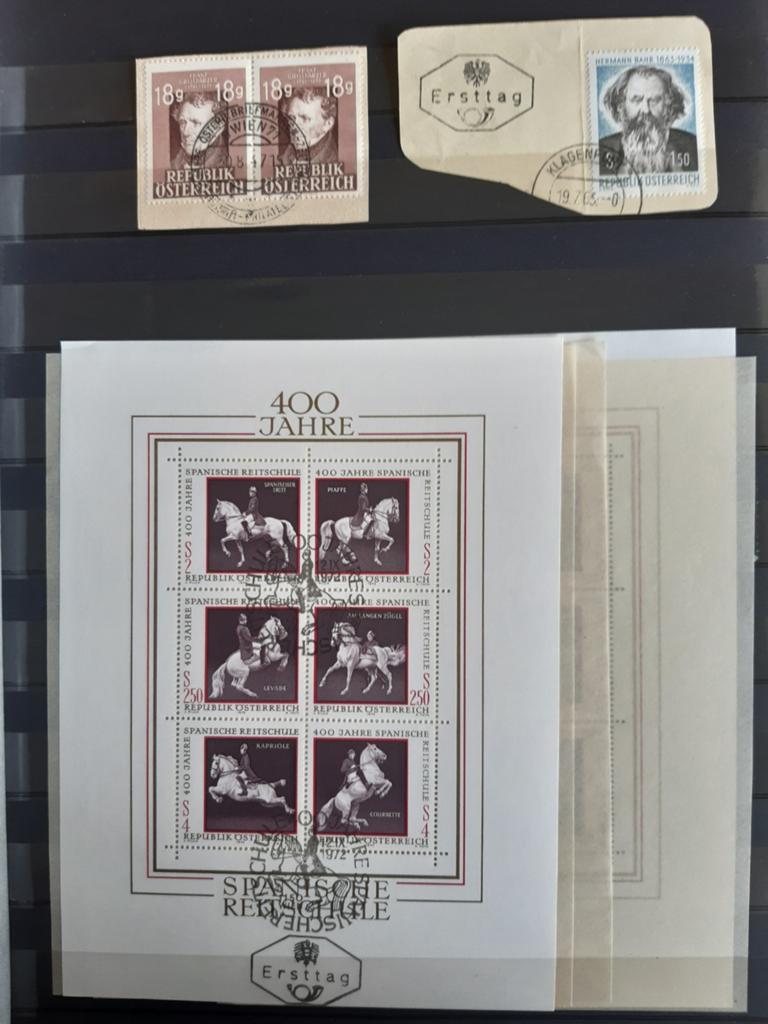Oostenrijk FDC / Ersttag items 12 bladen, Ophalen of Verzenden