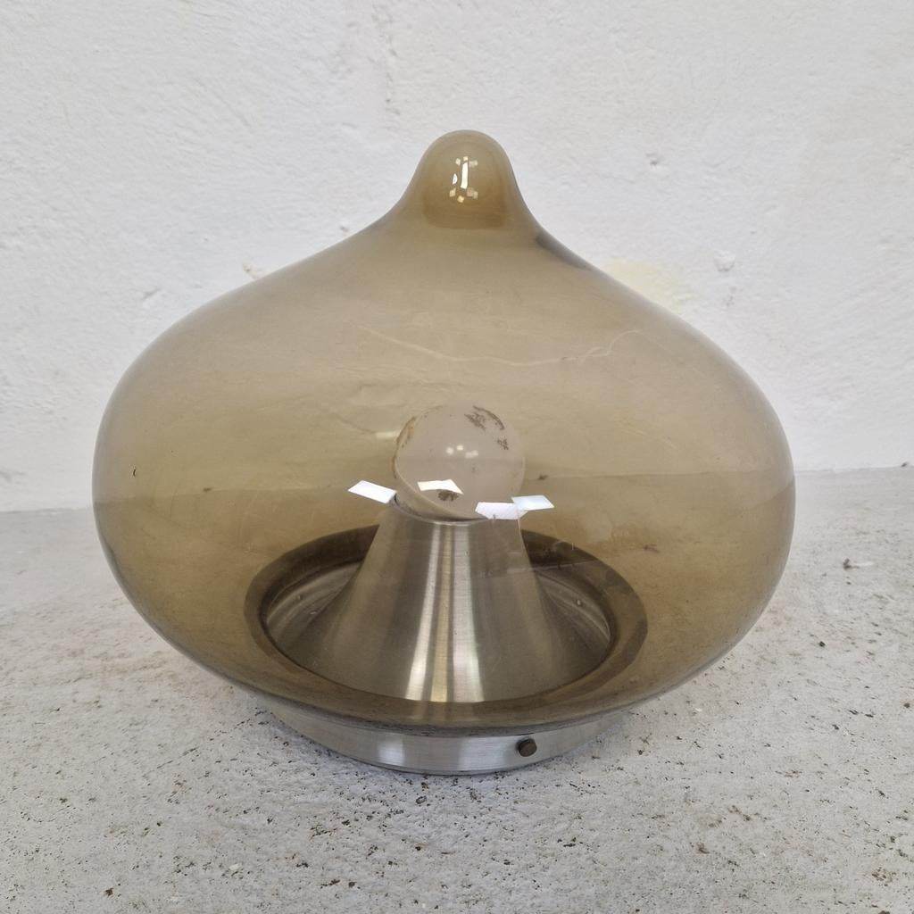 Dijkstra druppel plafondlamp, jaren 70, Huis en Inrichting, Ophalen of Verzenden