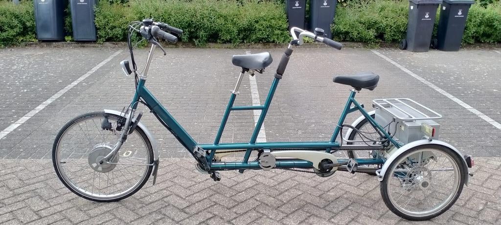 Van Raam driewiel tandem - , z.g.a.n. antilek banden, Ophalen, Gebruikt, Minder dan 49 cm, Minder dan 10 versnellingen
