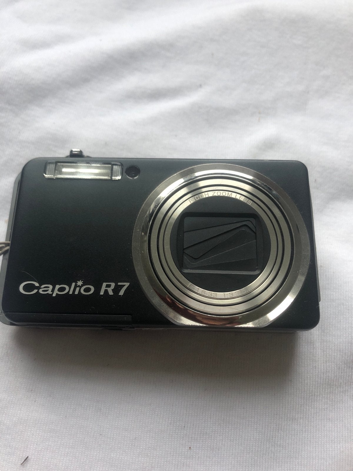 Ricoh Caplio R7 Compactcamera - Zwart, Audio, Tv en Foto, Ingebouwde flitser, Gebruikt, Ophalen of Verzenden, Compactcamera