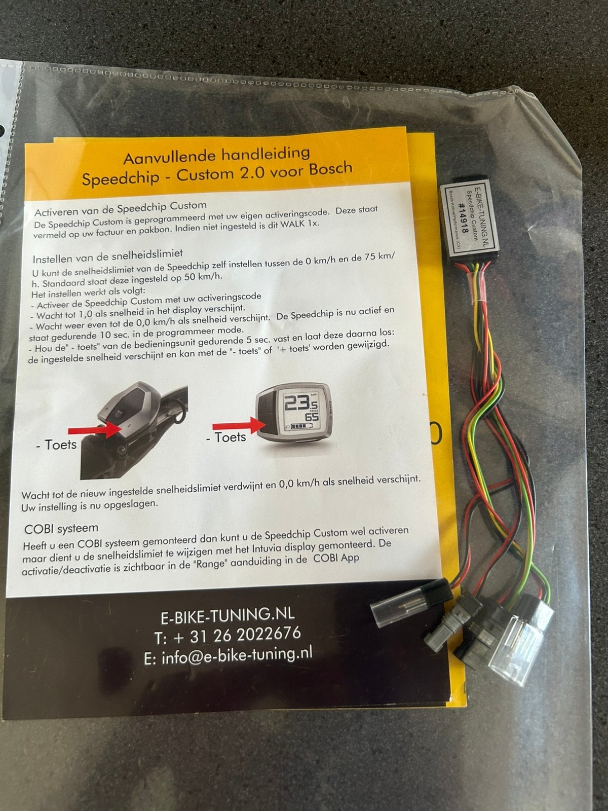 E-bike tuning chip bosch, Ophalen of Verzenden, Zo goed als nieuw