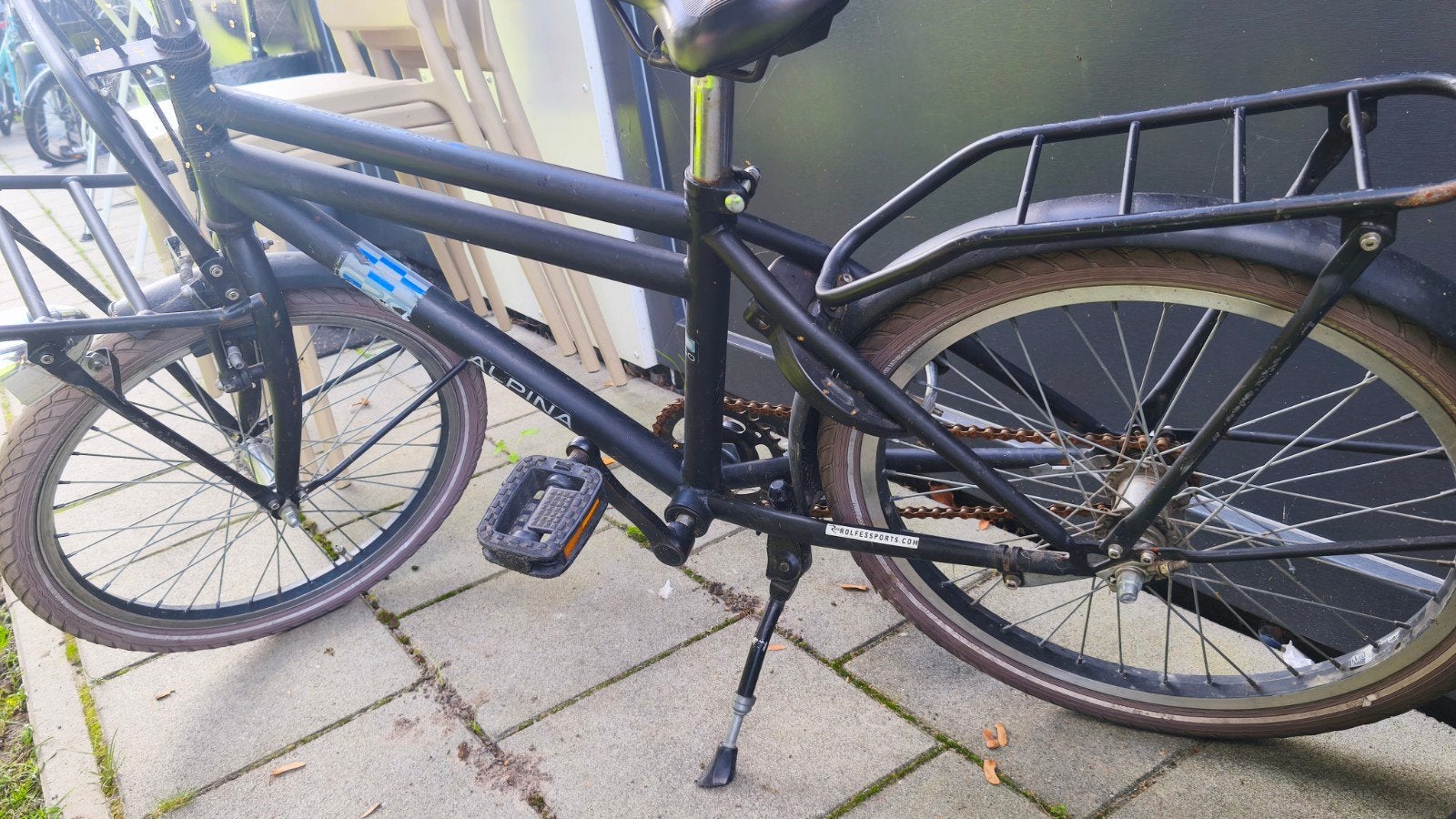 Alpina Stadsfiets Zwart - Stevig en Praktisch, Ophalen of Verzenden, Gebruikt, Overige merken
