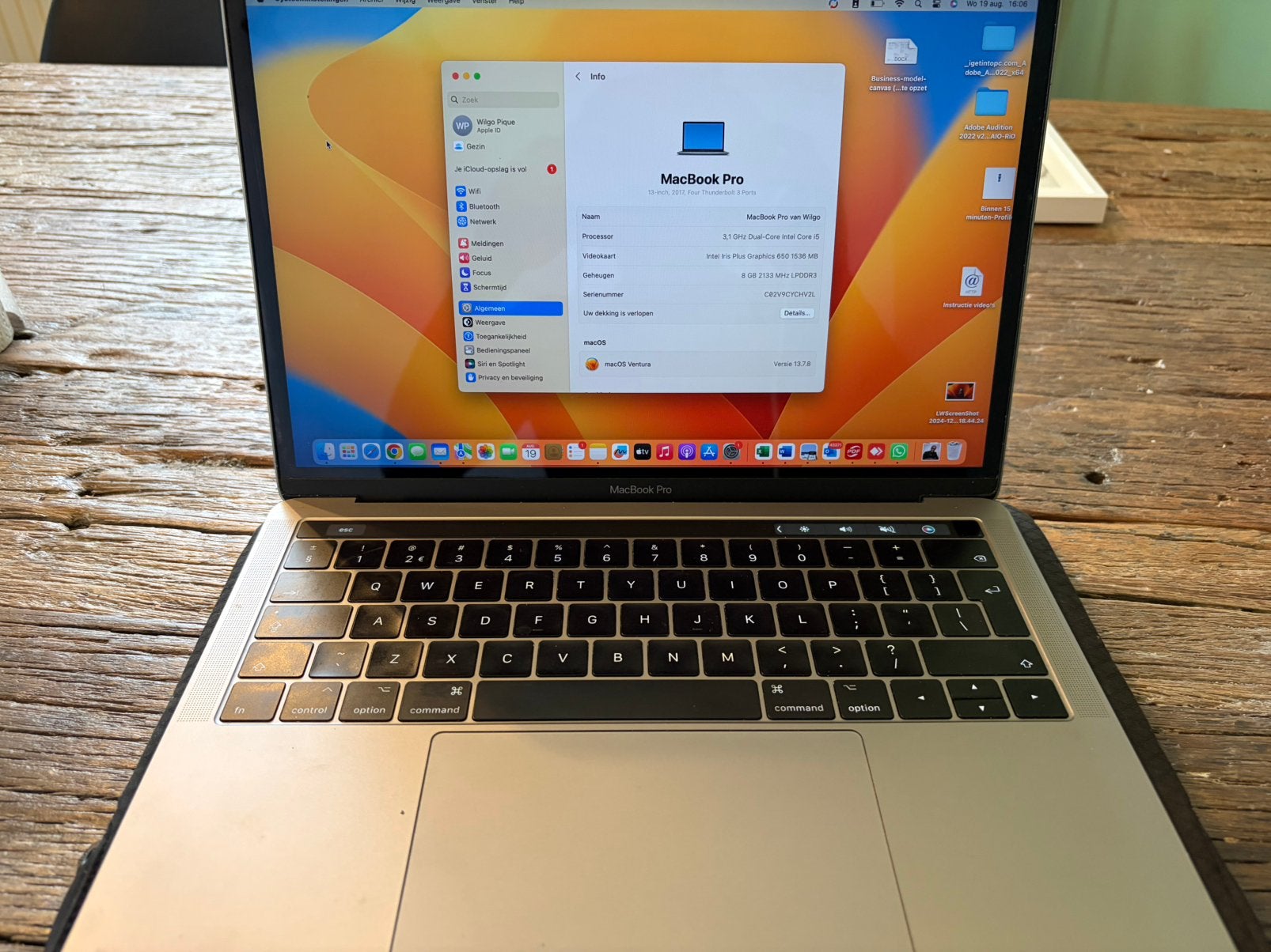 MacBook pro, grijs, Computers en Software, Apple Macbooks, MacBook Pro, 2 tot 3 Ghz, 13 inch, Ophalen of Verzenden