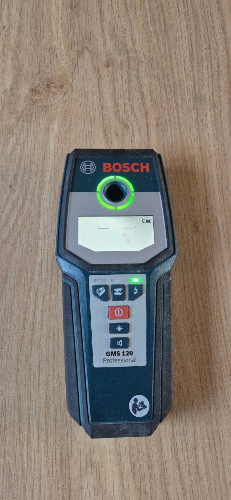 Bosch GMS 120 Professional metaaldetector incl. hoes, Ophalen of Verzenden, Gebruikt, Overige typen, Bosch