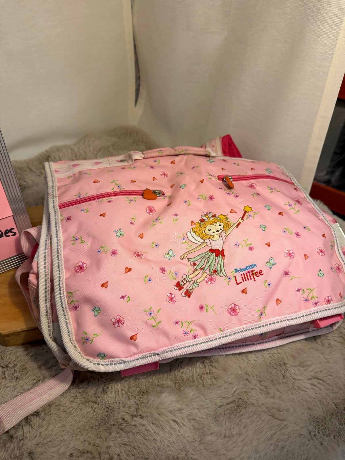 Prinsessin Lillifee roze schooltas/schoudertas, Ophalen of Verzenden, Gebruikt, Roze, Overige merken