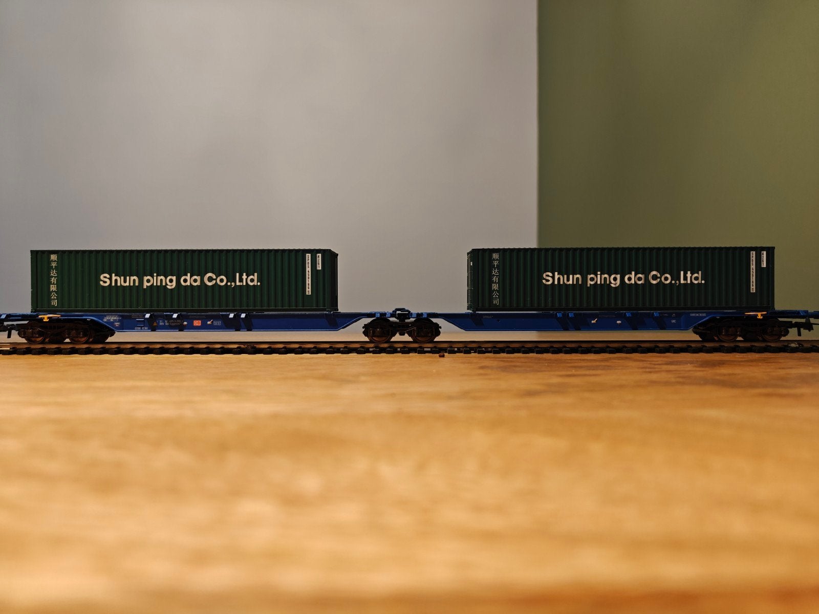 Roco 67828 containerdraagwagen DB, Gelijkstroom, Wagon, Ophalen of Verzenden, Zo goed als nieuw