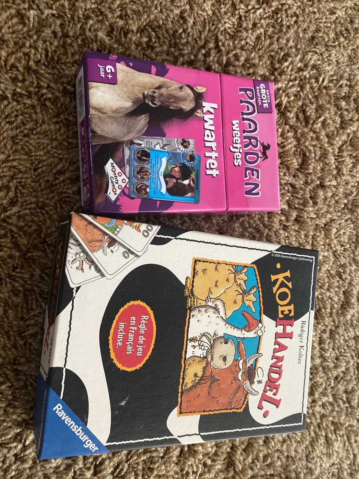 Koehandel & Paarden Kwartet - 2 spellen, Drie of vier spelers, Ophalen, Gebruikt
